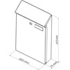 Haushalt Sefa Verlag MAILBOXPD958ANTHRACITE COLOR