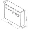 Haushalt MAILBOXPD967 ANTHRACITE COLOR