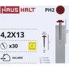 Savisriegiai Haushalt, DIN 14566, 4,2 x 13 mm, 30 vnt.