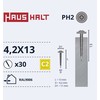 Savisriegiai Haushalt, DIN 14566, 4,2 x 13 mm, 30 vnt.