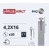 Savisriegiai Haushalt, DIN 14566, 4,2 x 16 mm, 30 vnt.