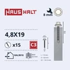 Savisriegiai Haushalt, DIN 7504K, 4.8 x 19 mm, 15 vnt.