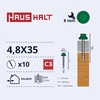 Savisriegiai Haushalt, DIN 7504K, 4,8 x 35 mm, 10 vnt.
