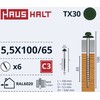 Savisriegiai Haushalt, DIN 7504N, 5,5 x 100/65 mm, 6 vnt.