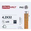 Savisriegiai Haushalt, DIN 14566, 4,2 x 32 mm, 20 vnt.