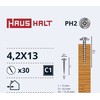 Savisriegiai Haushalt, DIN 14566, 4,2 x 13 mm, 30 vnt.