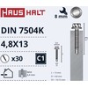 Grąžtas Savisriegiai Haushalt, DIN 7504K, 4,8 x 13 mm, 30 vnt.