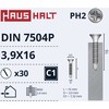 Savisriegiai Haushalt, DIN 7504P, 3,9 x 16 mm, 30 vnt.