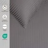 Patalynės komplektas Gultas veļas komplekts Domoletti Striped Pilkas, pelēka krās., 140 x 200 cm