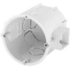 Pawbol Montavimo dėžutė betonui 63mm 1 vieta Balta