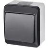 Perjungiklis Elektro-Plast Hermes, 1 kl., antracito sp./balta sp.