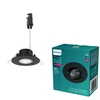 Philips Iebūvējamais gaismeklis Cilantro LED 5W 4K 550lmD9 Dim juodas