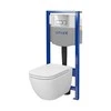 Hanging toilet set concealed Cersanit S701-759. 20x50 cm