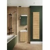 Masterjero CABINET HUNG LAMELLO 45 WITH WASHBAS OAK