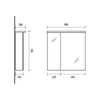 Domoletti BATHROOM CABINET DOMOLETTI 70DL-2