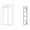 Cersanit TOP CABINET ATRATO CASHMERE