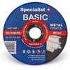 SPECIALIST Met.pj. diskas BASIC125x1,6x22 mm