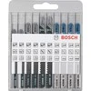 Pjūklo ašmenų rinkinys Bosch 2607010630, 0,1 cm, 10 vnt.