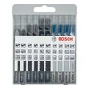 Pjūklo ašmenų rinkinys Bosch 2607010630, 0,1 cm, 10 vnt.