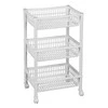 Plast Team Lentyna su ratukais. 294 mm x 685 mm x 29 mm. balta