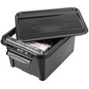 Plast Team Dėžė daiktams su dangčiu, įrankiams/skirta saugojimui/žaislams Pro Box 27790203, 32 l, juoda spalva, 51 x 39 x 25.8 cm