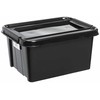 Plast Team Dėžė daiktams su dangčiu, įrankiams/skirta saugojimui/žaislams Pro Box 27790203, 32 l, juoda spalva, 51 x 39 x 25.8 cm