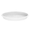 Plast. vazono lėkštė DOMOLETTI STTE00019-110. DIA19 cm. balta