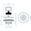 Plastbrno Nutekėjimo sifonas EUV0000 1 1/4"