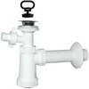 Plastbrno Sifonas praustuvei EU1N332 1 1/4x32mm su skalbimo mašinos jungtimi