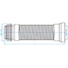 Plastbrno Wc jungtis lanksti 320-540mm