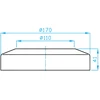 Plastbrno Prevex Wc rozetė KR00000 110mm