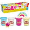 Hasbro PLAY-DOH Konfeti plastilino rinkinys, 4 vnt.