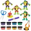 PLAY-DOH Rinkinys „Vėžliukai nindzės“