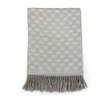 Pledi Domoletti CHECKERS, minimālistisks bēšs, 130 cm x 160 cm