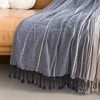 Pledi Domoletti T231003 Chenille, zila, 127 cm x 152 cm
