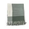 Domoletti PLAID BLANKET TENDER 130X160 Žalias/Baltas