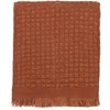 Pledi Domoletti Waffle YF221011-oranžinis, oranža krās., 138 cm x 158 cm