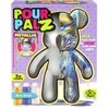 Pour Palz „Pasidaryk pats“ spalvinimo meškiukas – mėlyni blizgučiai