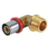 Presuojama alkūnė TDM Brass 1675, 16mm x 1/2", žalvaris