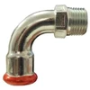 Press elbow Assotherm MM. 1/2 inch. Ø18 mm