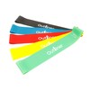 Elastinių mankštos juostų rinkinys OUTLINER, LP8412, 4 vnt