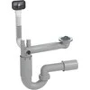 Prevex Sifonas 1 1/2" X 50mm su perpildymu ir skalbimo mašinos jungtimi