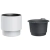 Vazonas HEOS su įdėklu D468xH440 mm balta sp. Prosperplast