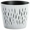 Prosperplast Vazonas Sandy Round Baltas 22x26cm