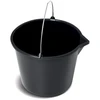 Prosperplast Plastikinis kibiras, su piltuvėliu, su rankena, juodos sp., 20 l