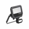 Prožektors ar kustības sensoru Ledvance, 1600 - 2400 lm, 4000 °K, IP65, melna