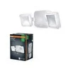 Prožektors ar kustības sensoru, stiprināms gan pie griestiem, gan sienas Osram, 10 W, 480 lm, 4000 °K, IP54, balta