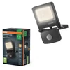 Prožektors ar kustības sensoru, stiprināms pie sienas Osram Endura, 20 W, 1900 lm, 3000 °K, IP44, pelēka