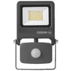 Prožektorius su judesio davikliu, tvirtinamas prie sienos Osram Endura, 20 W, 1900 lm, 3000 °K, IP44, pilka sp.