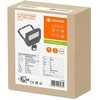 Ledvance 10W prožektorius, juodas, 4000K, su sensorium